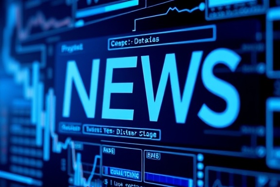cutting-edge news software, innovative expression, programming, photorealistic, virtual interface concept displayed on a futuristic screen, highly detailed, rapid data processing, seamless user experience, blue and silver hues, LED backlighting, shot with a macro lens.