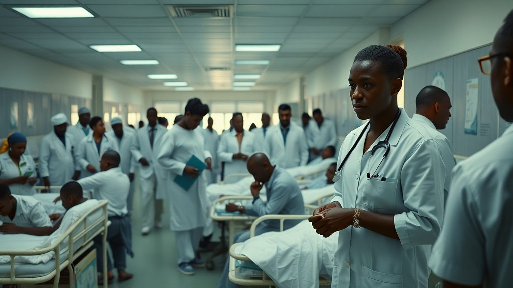Healthcare leadership Uganda: Ugandan public hospital overwhelmed with overworked doctors and nurses