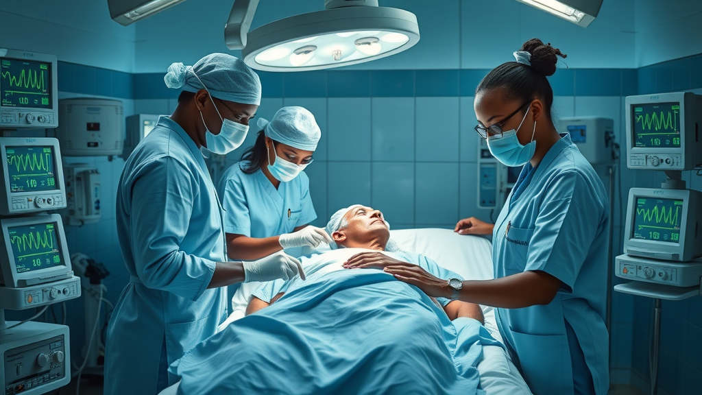 Case Clinic emergency care: Dedicated Ugandan team treating patient in ICU