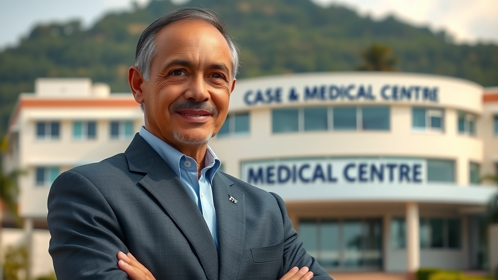 Dr. A.K. Sebbaale, visionary leader at Case Medical Centre in Kampala