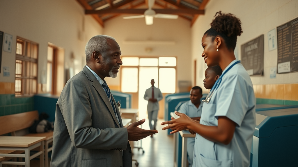 Healthcare leadership Uganda: historic transition of clinic to modern hospital led by visionary Dr. Sebbaale