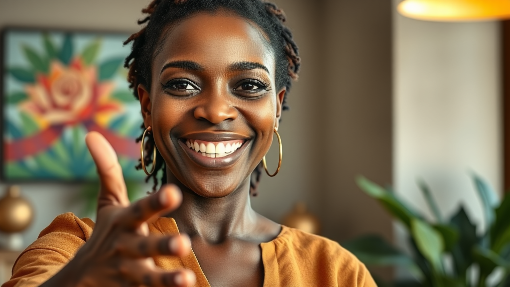 Confident African woman at African Sisters Network Nairobi Chapter event