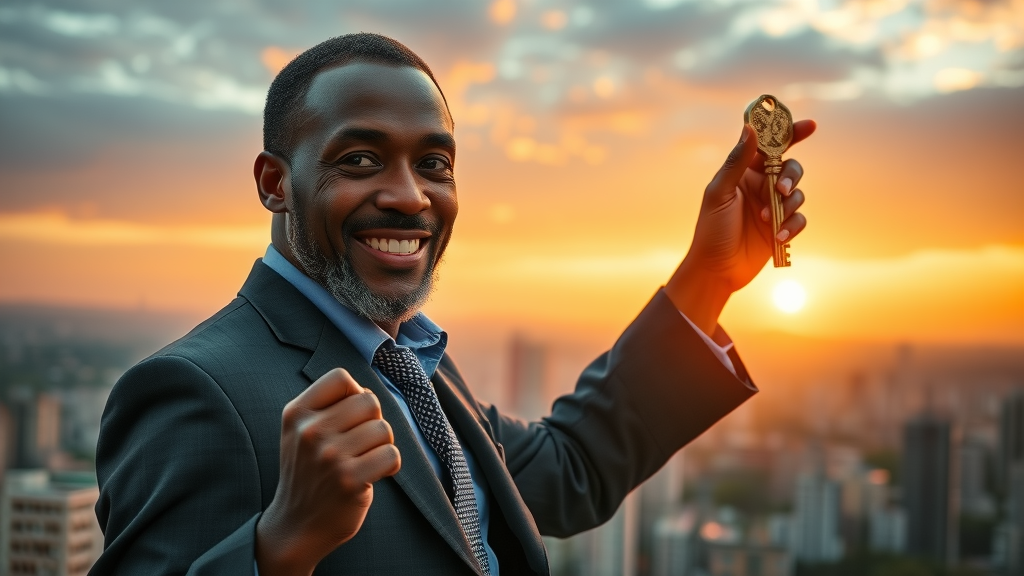 Inspiring African business visionary symbolizing overcoming digital media ownership mistakes Africa