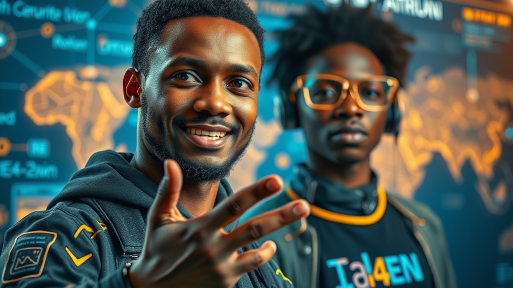 Futuristic African tech innovators developing blockchain powered media in owned media management Africa