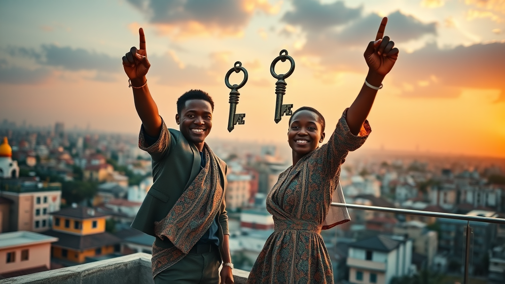 Empowered African entrepreneurs celebrating success through East Africa business media ownership