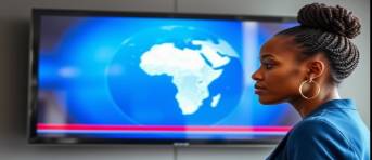 proactive regional news analyst, thoughtful, mapping out story connections, photorealistic, digital map and sticky notes on a wall, highly detailed, ambient hustle in the background, 50mm lens, neutral earth tones, diffused ambient lighting, shot with a 35mm camera lens.